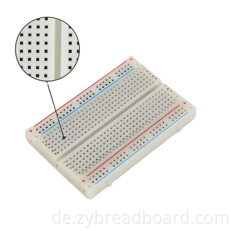 400 Points Mini Transparent Solderless Breadboard3